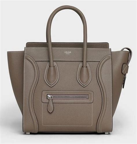 celine micro luggage souris|MICRO LUGGAGE HANDBAG IN DRUMMED CALFSKIN.